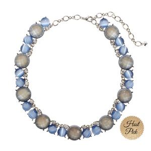 WHBM Light Blue Statement Necklace